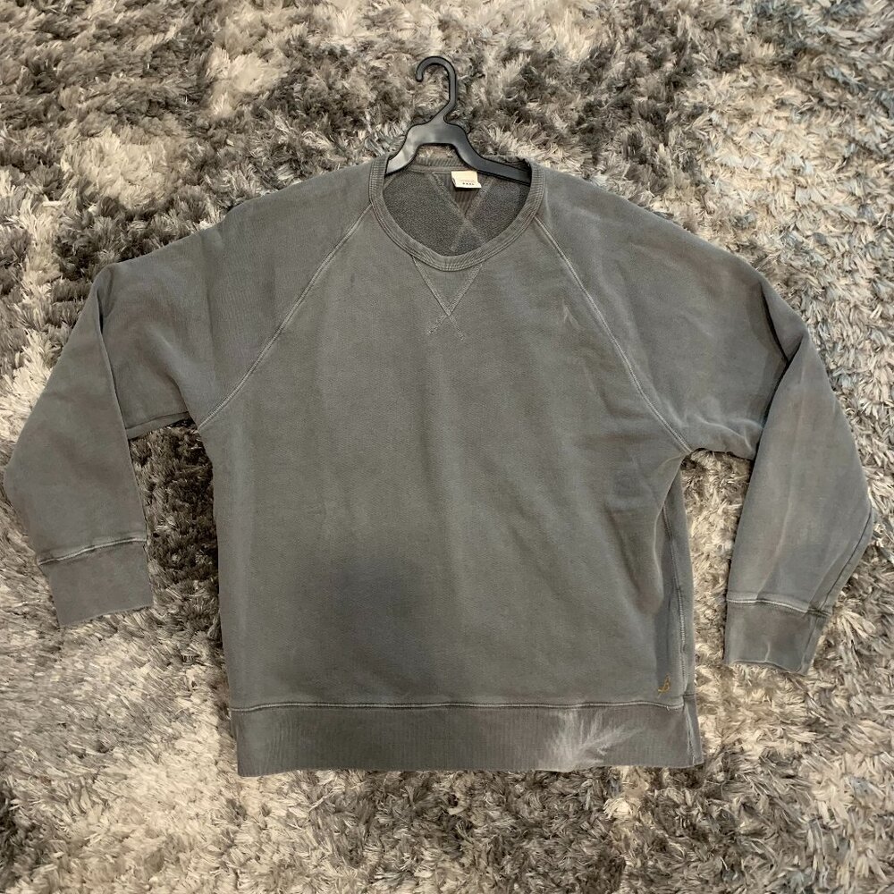 Birdwell Beach Grey Long sleeve sweater Made in the USA XXXL